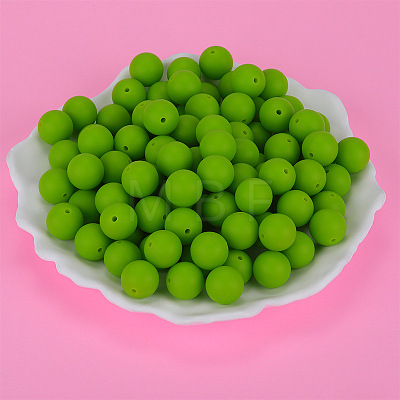 Round Silicone Focal Beads LS-SI-JX0046A-133-1