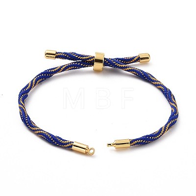 Nylon Cord Silder Bracelets MAK-C003-03G-24-1