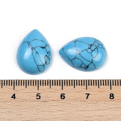 Dyed Synthetic Turquoise Cabochons G-H094-01A-20-1