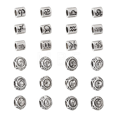 Alloy European Beads PALLOY-TA0002-19AS-RS-1