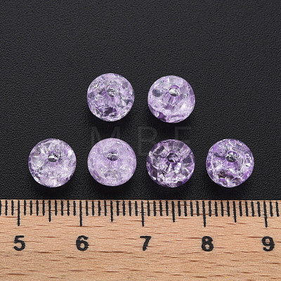 Transparent Crackle Acrylic Beads MACR-S373-66-N06-1