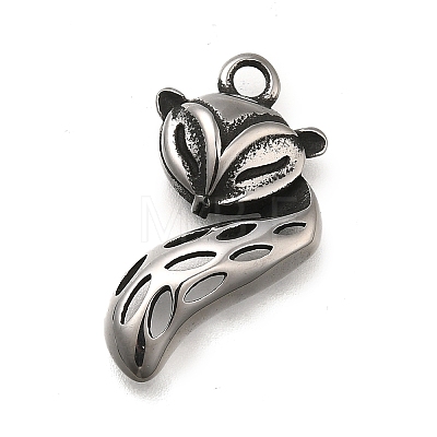 Retro 304 Stainless Steel Pendants STAS-L284-16AS-02-1