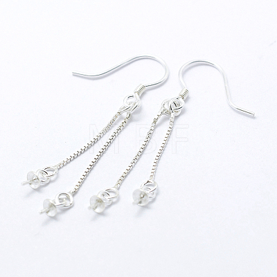 925 Sterling Silver Earring Hooks Findings STER-I014-29S-1