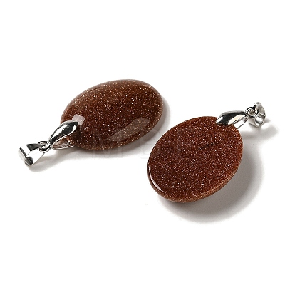 Synthetic Goldstone Pendants G-Z055-03P-24-1