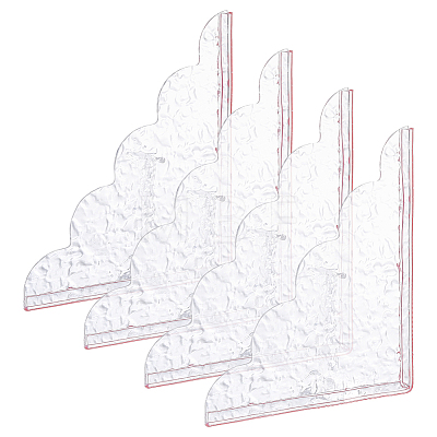 Acrylic Shower Water Guard AJEW-WH0752-468-1