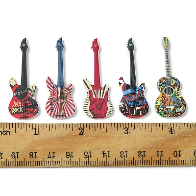 5Pcs 5 Styles Acrylic Pendants MACR-FS0001-74-1