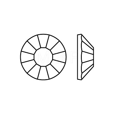 Preciosa® Crystal Hotfix Flatback Stones Y-PRC-HSS10-20030-200-1