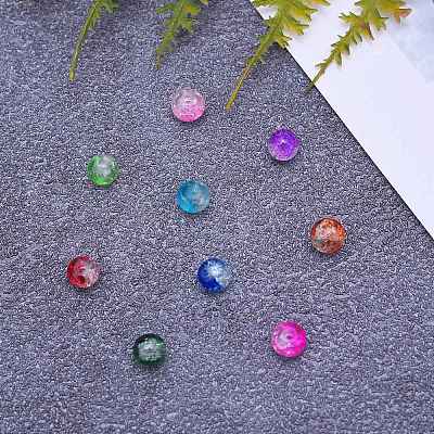 700Pcs 10 Colors Baking Painted Crackle Glass Bead CCG-CJ0001-01-1