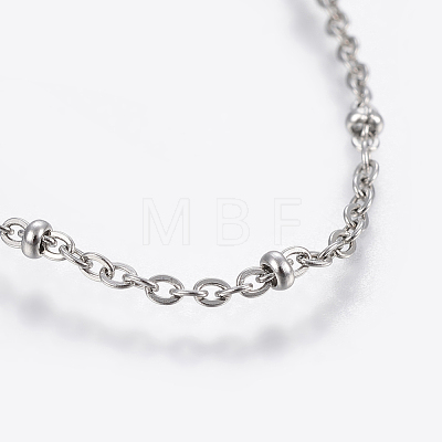 304 Stainless Steel Anklets AJEW-H013-05P-1