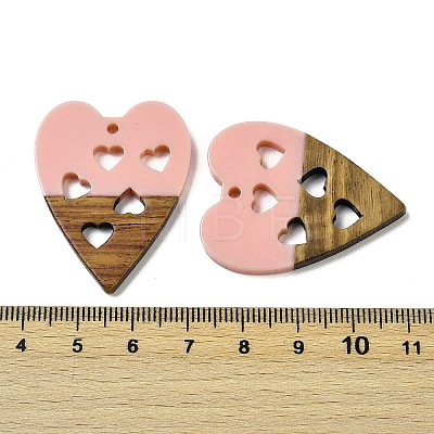 Resin and Walnut Pendants WOOD-I013-03C-1