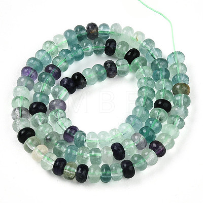 Natural Fluorite Beads Strands G-T139-56B-1