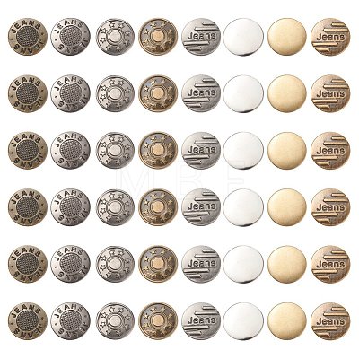 Iron Button Pins for Jeans BUTT-YW0001-01B-1
