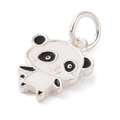 Panda Shape 925 Sterling Silver Charms STER-F056-03S-03-1
