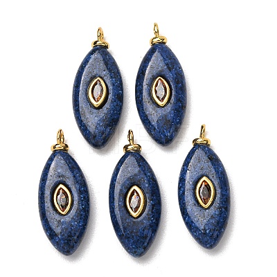 Dyed Natural Lapis Lazuli Pendants GG-CBAA798-04G-03-1