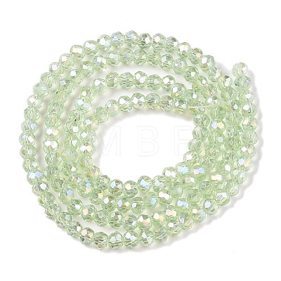 Electroplate Glass Beads Strands EGLA-A044-T1mm-B09-1