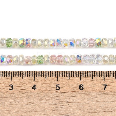 Electroplate Glass Beads Strands EGLA-B011-04A-04-1