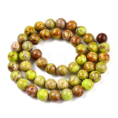 Natural Imperial Jasper Beads Strands G-N342-63K-1