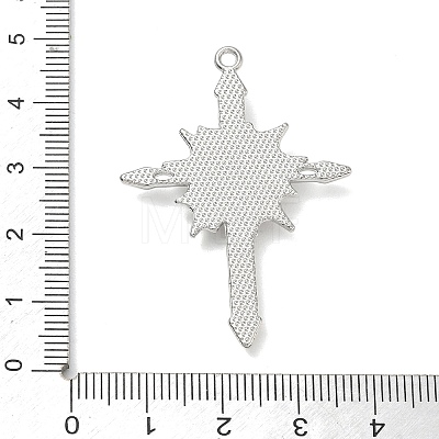 Alloy with Rhinestone Pendants AL-CBA4262-05P-03-1