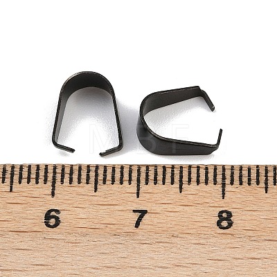 304 Stainless Steel Snap On Bails STAS-C135-01C-EB-1