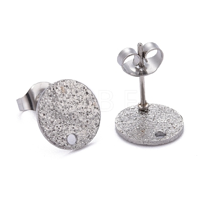 Non-Tarnish 304 Stainless Steel Stud Earring Findings STAS-Z021-B-01P-1