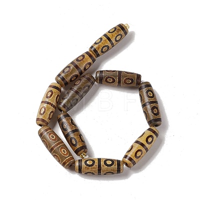 Tibetan Style dZi Beads Strands G-A024-01P-1