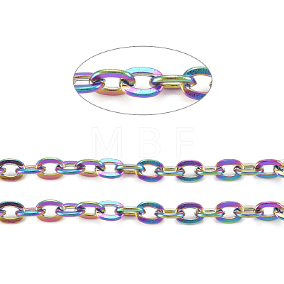 3.28 Feet Ion Plating(IP) 304 Stainless Steel Cable Chains X-CHS-D028-05M-A-1