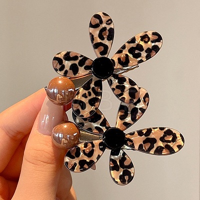 Alloy & Resin Alligator Hair Clips OHAR-B007-08C-1