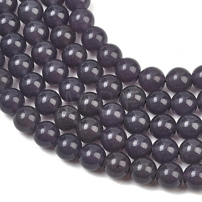 Natural Dyed White Jade Beads Strands GG-CBAEB22-B01-8mm-03-1
