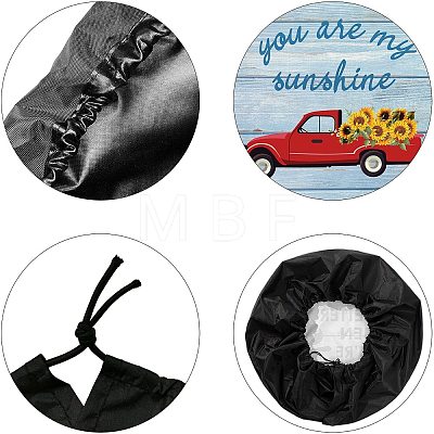 Oxford Fabric Tyre Cover AJEW-WH0229-008-1
