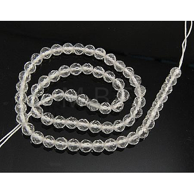 Quartz Crystal Beads Strands X-GSFR10mm187-128-1