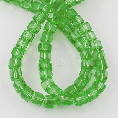 Glass Bead Strands X-GLAA-R041-6x6mm-13-1