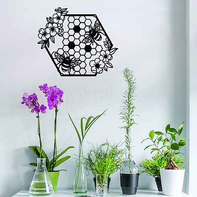 Iron Wall Art Decorations HJEW-WH0067-220-1