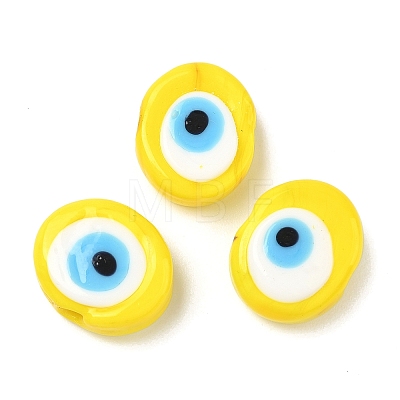 Handmade Evil Eye Lampwork Beads LAMP-G168-02E-1