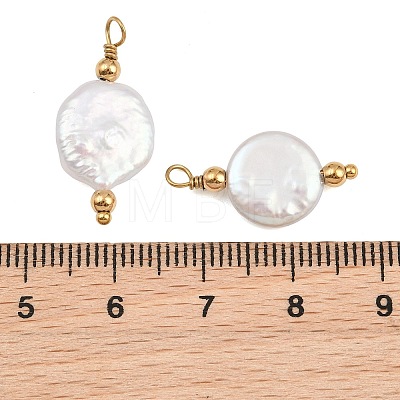 Natural Baroque Keshi Pearl Pendants PA-CBA0A45-15G-1