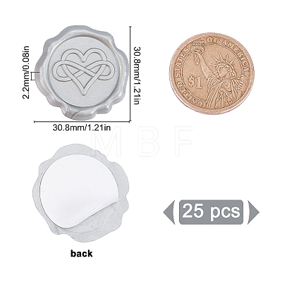 Adhesive Wax Seal Stickers DIY-WH0201-07D-1