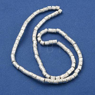 Electroplated Natural Lava Rock Beads Strands G-I360-J01-04-1