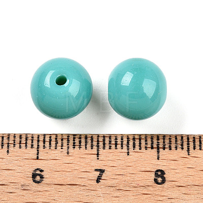 Opaque Solid Color Glass Beads X1-GLAA-N007-10mm-A09-1