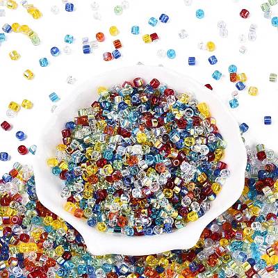 FGB Transparent Colours Glass Seed Beads SEED-Q040-07A-B09-1