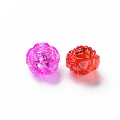 Transparent Acrylic Beads X-MACR-N013-012-1