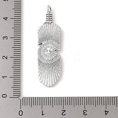 Tibetan Style Alloy Pendants FIND-C060-059B-AS-1