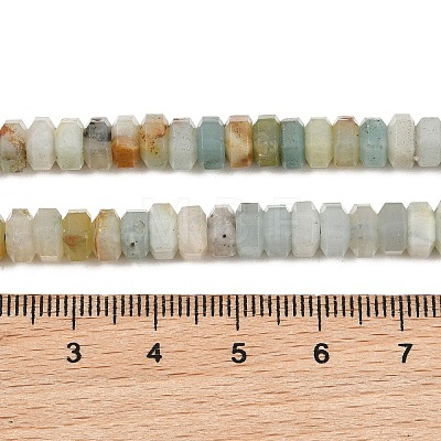 Natural Flower Amazonite Beads Strands LS-G-G317-A30-3X6MM-1