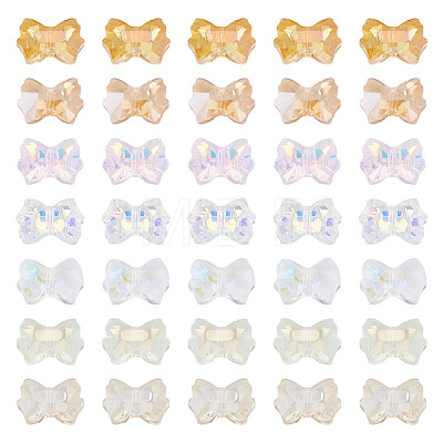 70Pcs 7 Colors Electroplate Glass Beads FIND-TA0010-09-1