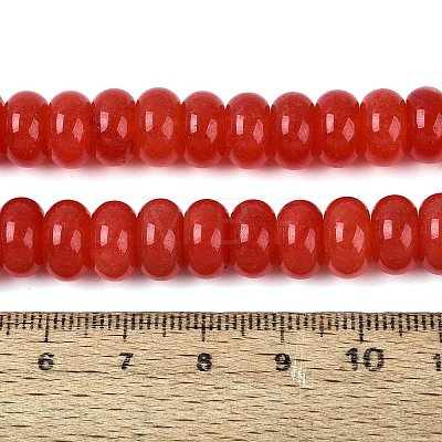 Natural White Jade Beads Strands G-Q613-01F-30-1