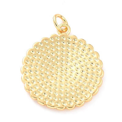 Real 18K Gold Plated Brass Pendants KK-L206-013G-01-1