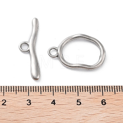 304 Stainless Steel Toggle Clasps STAS-A092-04B-P-1