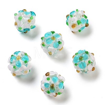 Handmade Lampwork Beads Strands LAMP-N021-015A-12-1