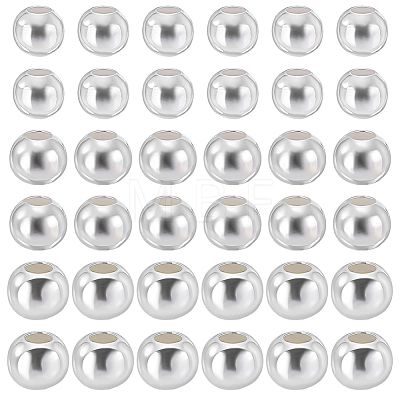 90Pcs 3 Styles 925 Sterling Silver Beads STER-PH0005-17-1