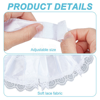 Lace Cloth Oversleeves AJEW-WH0348-190A-1