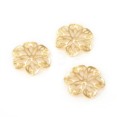 Brass Filigree Joiners Links LS-X-KK-I669-15G-1