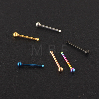 304 Stainless Steel Round Ball Nose Bone Rings WG2C4E4-01-1